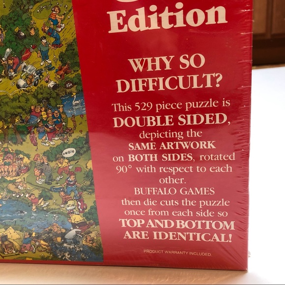 Worlds most Difficult Jigsaw Puzzle. 529 pieces. Double Sided - Picture 4 of 4